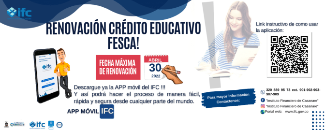 Renovación Crédito Educativo.