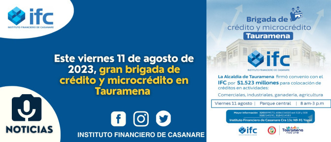 IFC brigada en el municipio de Tauramena, el 11 de agosto de 2023.