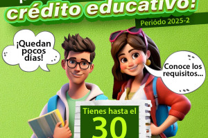 La renovación del crédito FESCA periodo 2025-2 vence el 30 de septiembre La renovación del crédito FESCA periodo 2025-2 vence el 30 de septiembre