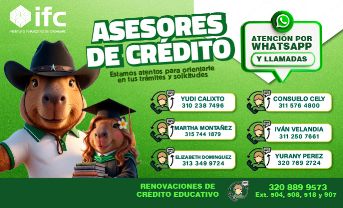 En el IFC estamos atentos para orientarte en tus trámites y solicitudes