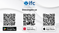 Descargue la aplicación móvil del IFC. Descargue la aplicación móvil del IFC.