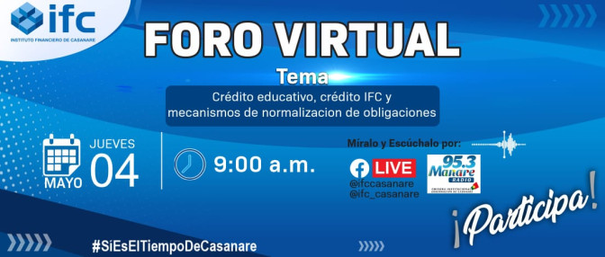 Foro virtual 4 de mayo de 2023