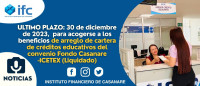 ¡Último Plazo! 30 de diciembre de 2023, vence plazo para acogerse a los beneficios de arreglo de car ¡Último Plazo! 30 de diciembre de 2023, vence plazo para acogerse a los beneficios de arreglo de car